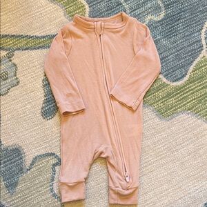 Cloud Island Blush Pink Kids Footie